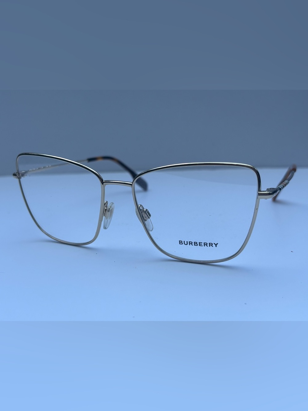 Burberry Men’s Metal Eyeglasses in Silver